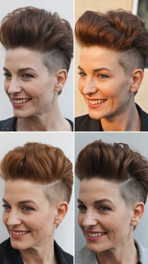  Brushed-Up Quiff with Undercut
