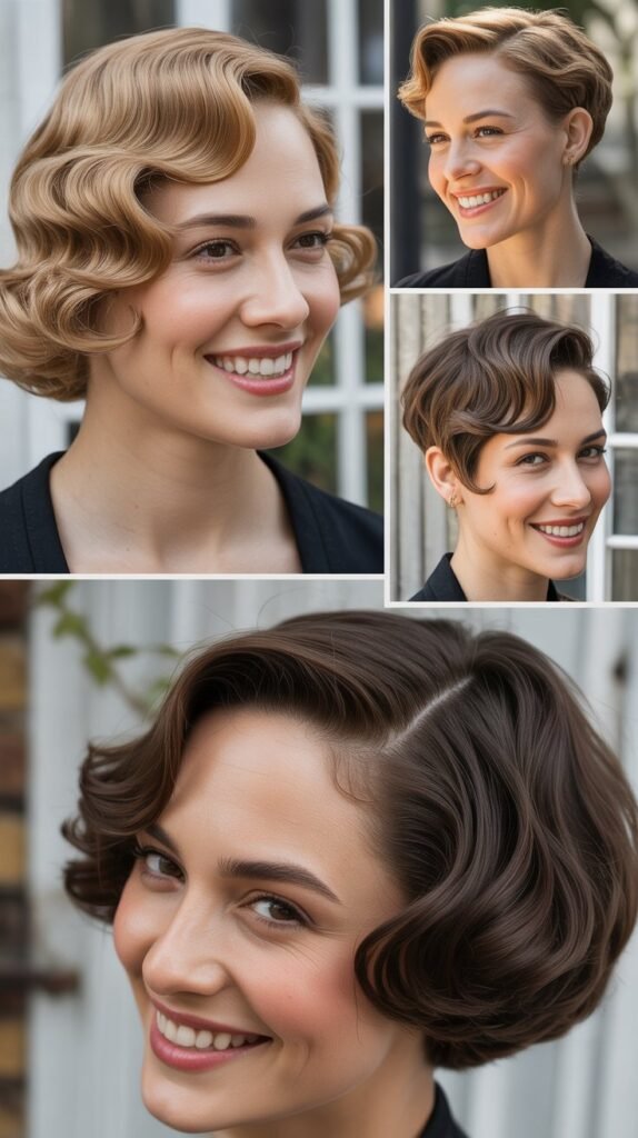 Pixie with Finger Waves