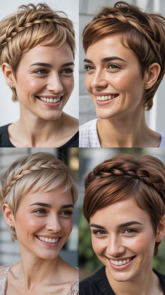  Pixie with Crown Twist Detail