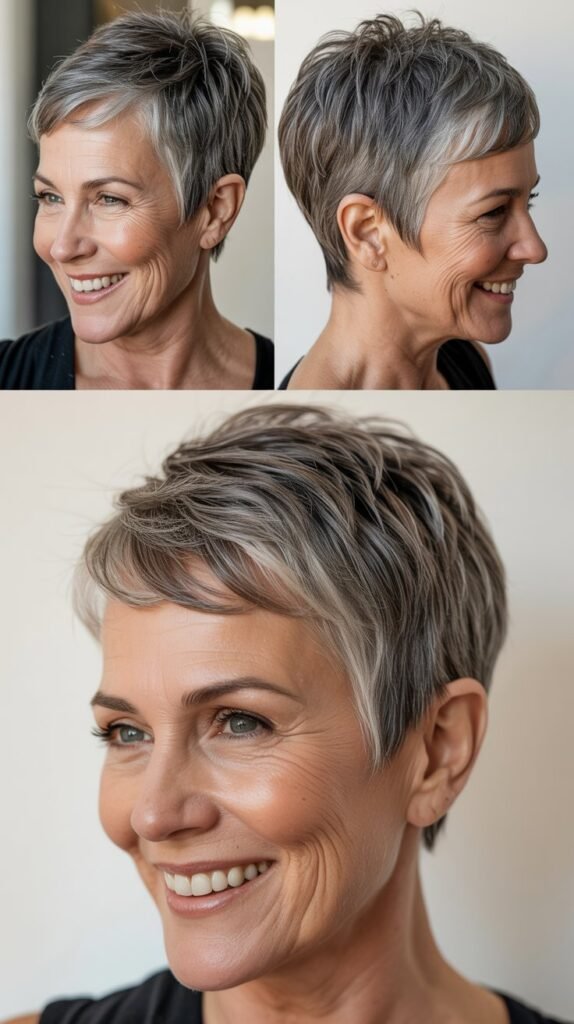 Edgy Pixie with Asymmetry