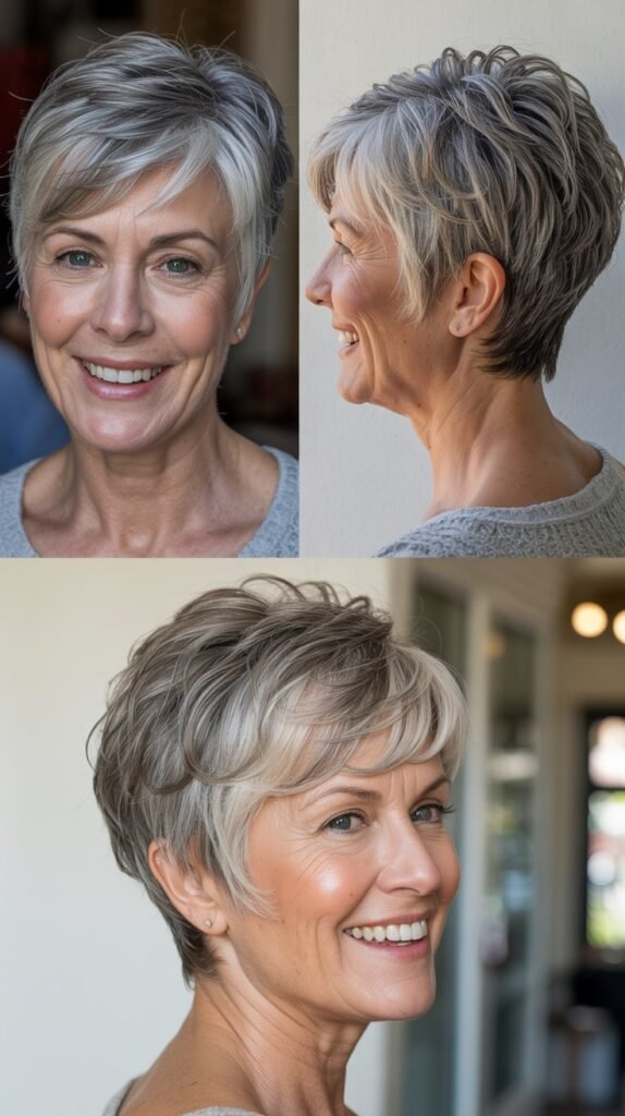 Pixie with Long Top Layers