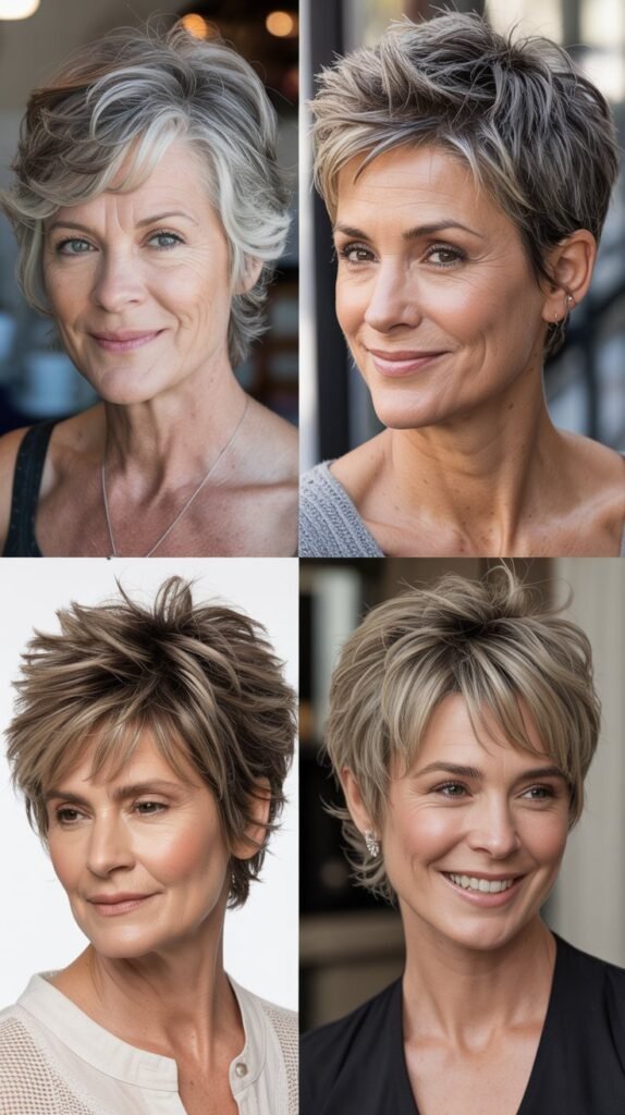 Short with Spiky Texture