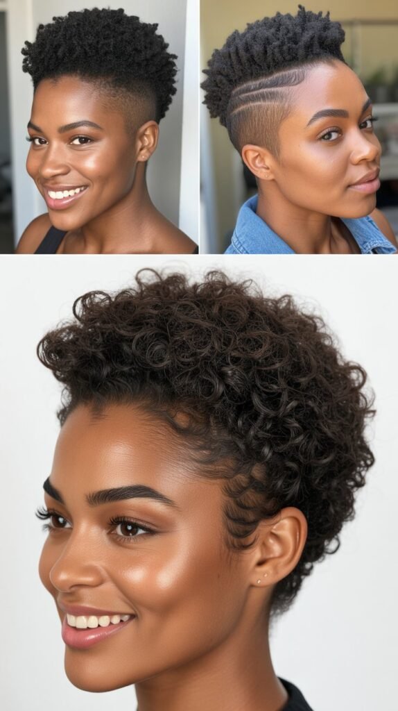 Pixie with Faux Hawk Styling