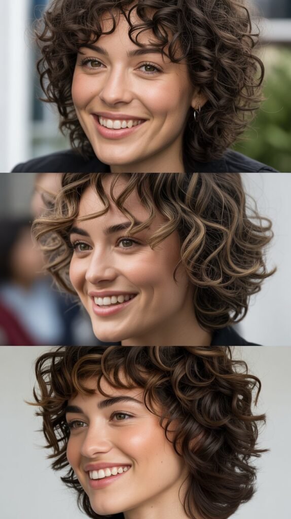  Curly Shullet (Short Mullet)