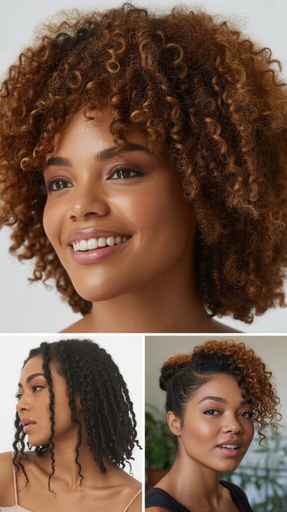 Voluminous Curly Afro for Natural Texture