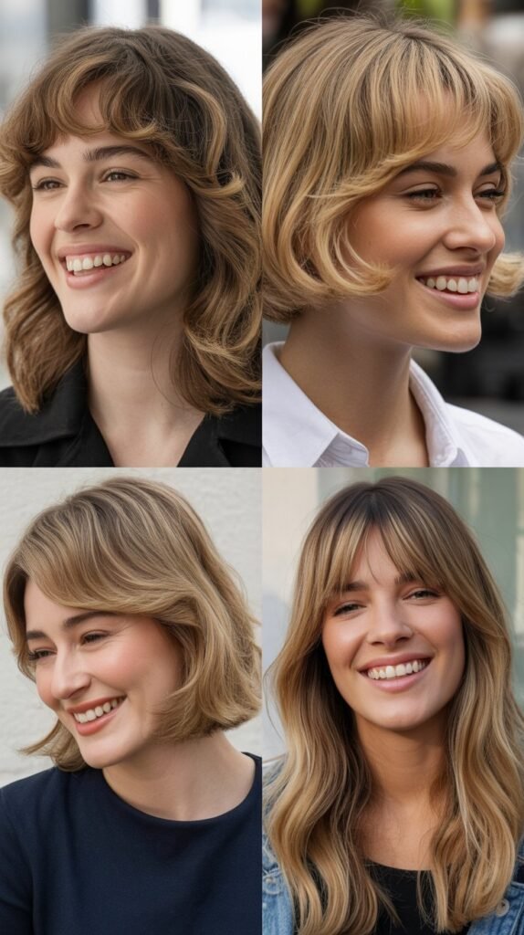 Classic Wispy Curtain Bangs