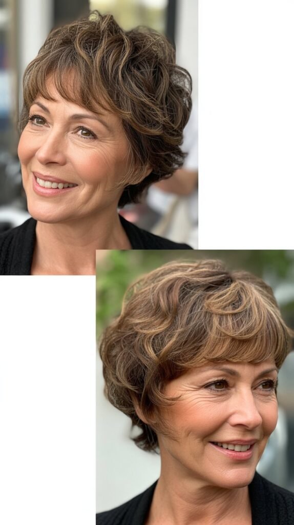 Messy Texture with Choppy Micro Bangs