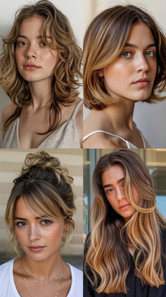 Scattered Honey Highlights Throughout