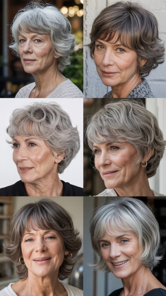  Short Shag with Bangs