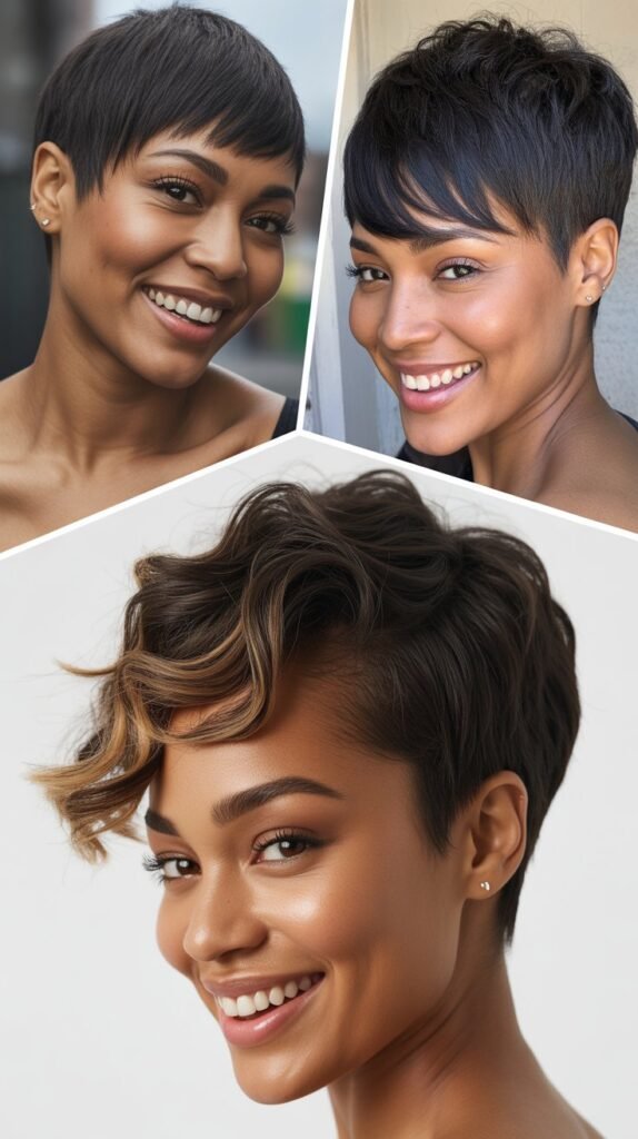 Pixie with Diagonal Forward Fringe