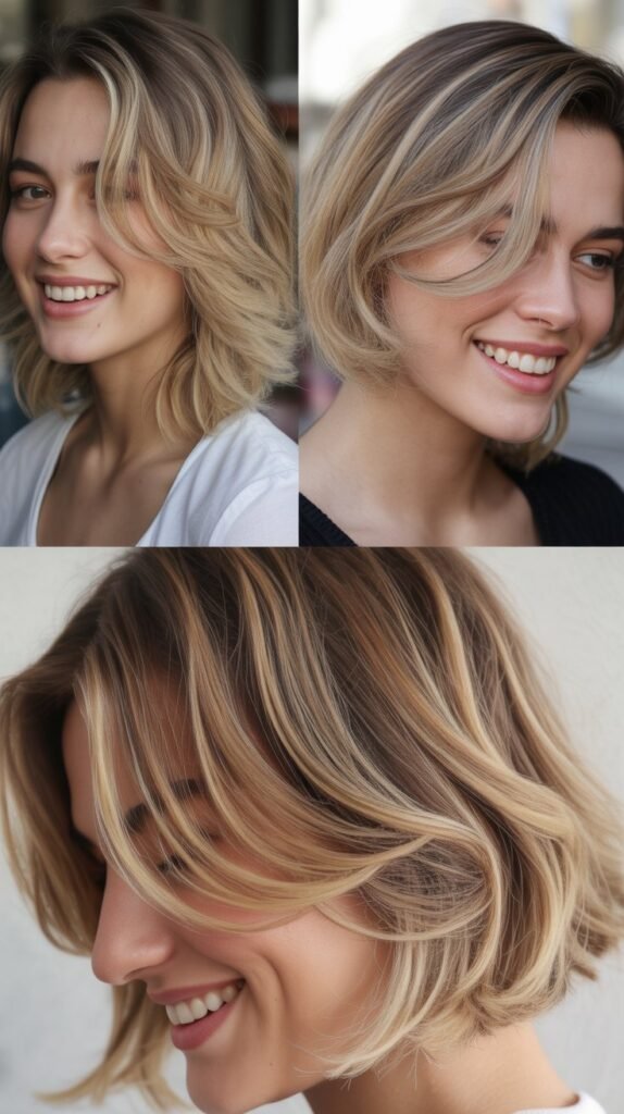Vanilla Cream Highlights with Soft Undercut Layers
