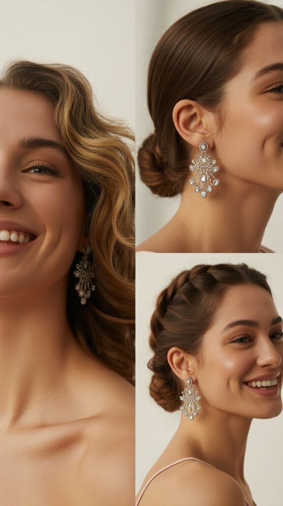 Chandelier Earring Showcase Style