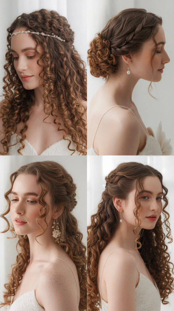  Curly Braided Updo with Texture