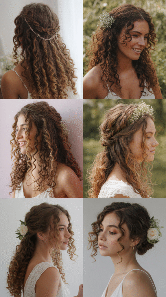 Boho Side Braid with Curls