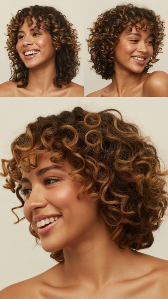 Mid-Length Curls with DevaCut Technique