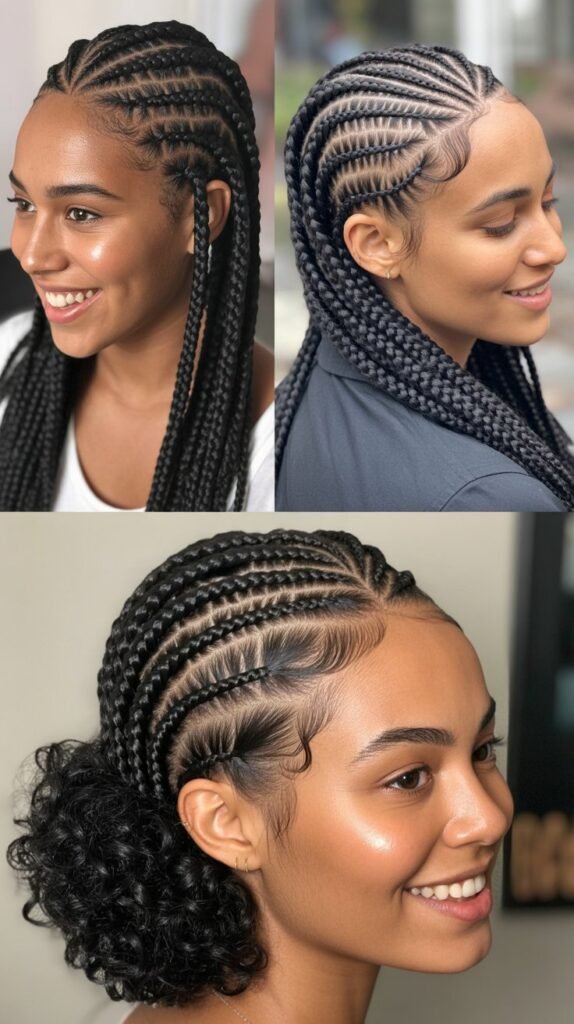  Learn To Do Basic Cornrow Touch-Ups Yourself