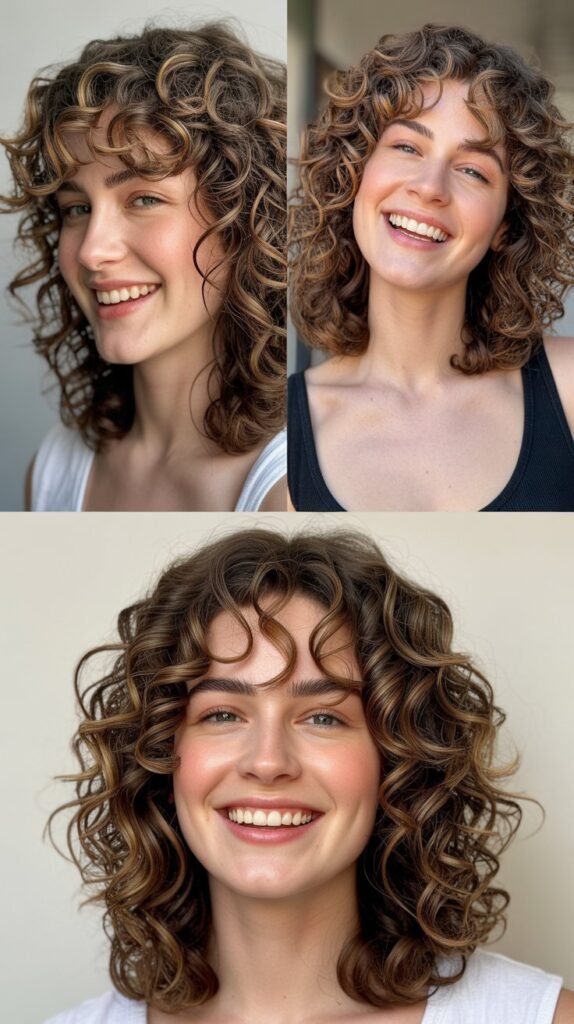  Long Layered Curly Cut
