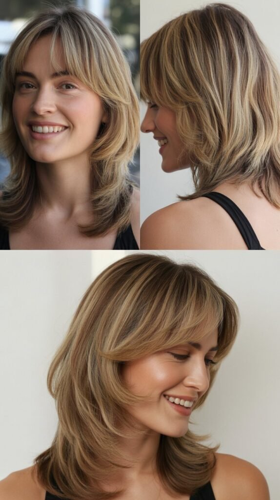 Wispy Bangs With V-Cut Layers