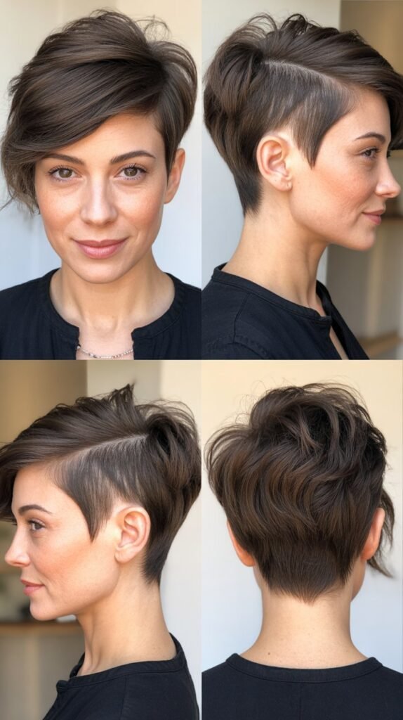  Long Pixie With Subtle Undercut