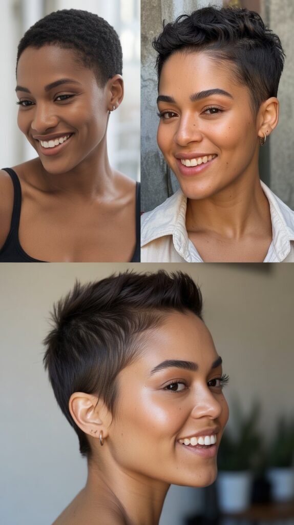 Buzz Cut Pixie Variation