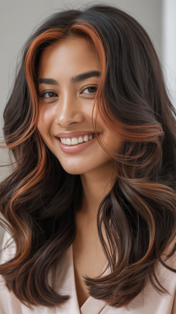 Dark Chocolate with Copper Accents