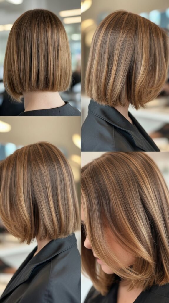 Precision Blunt With Balayage