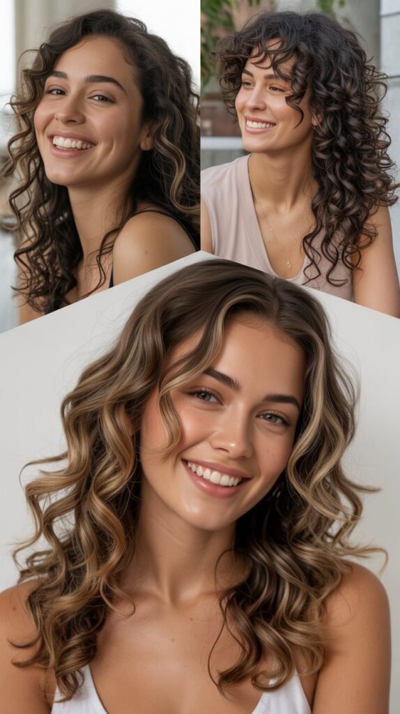 Long Curls with Root Shadow