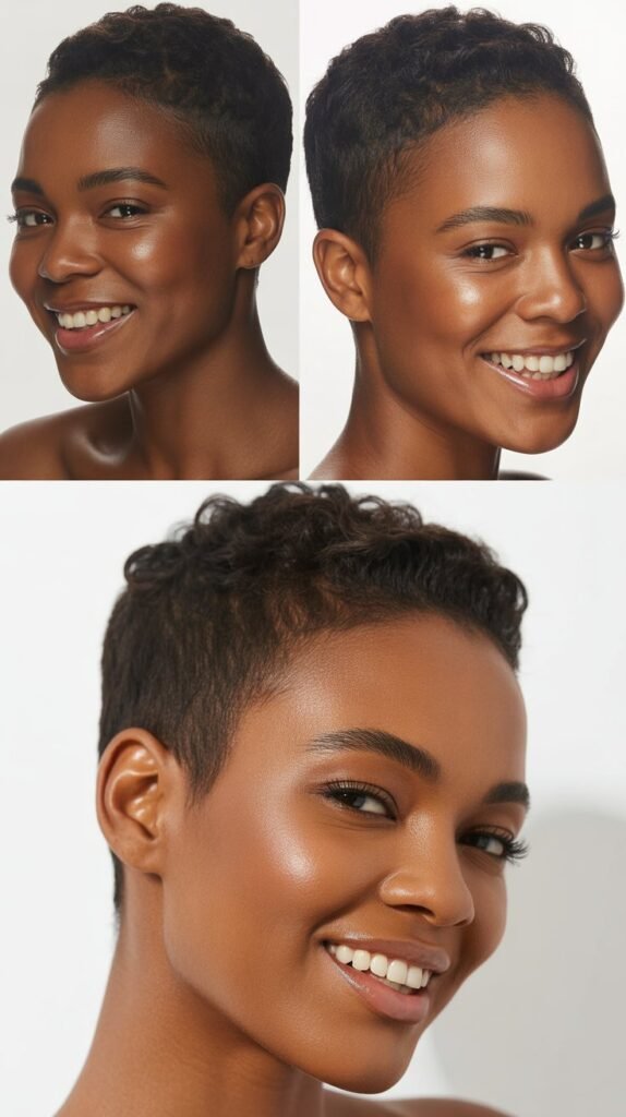 Pixie with Flat Top Styling