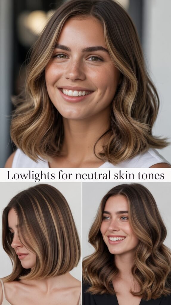 Lowlights for Neutral Skin Tones