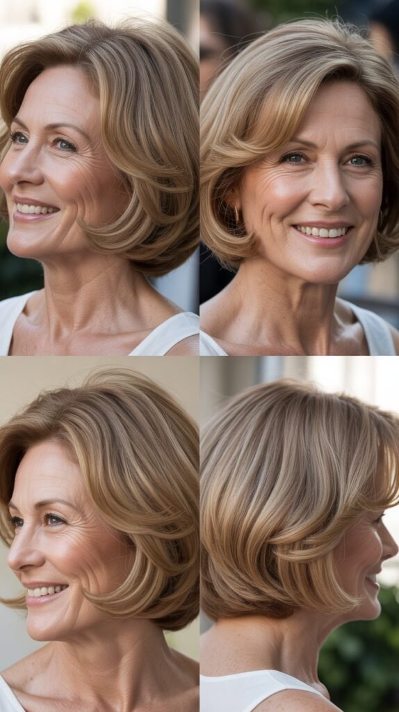  Voluminous Blow-Dried Bob