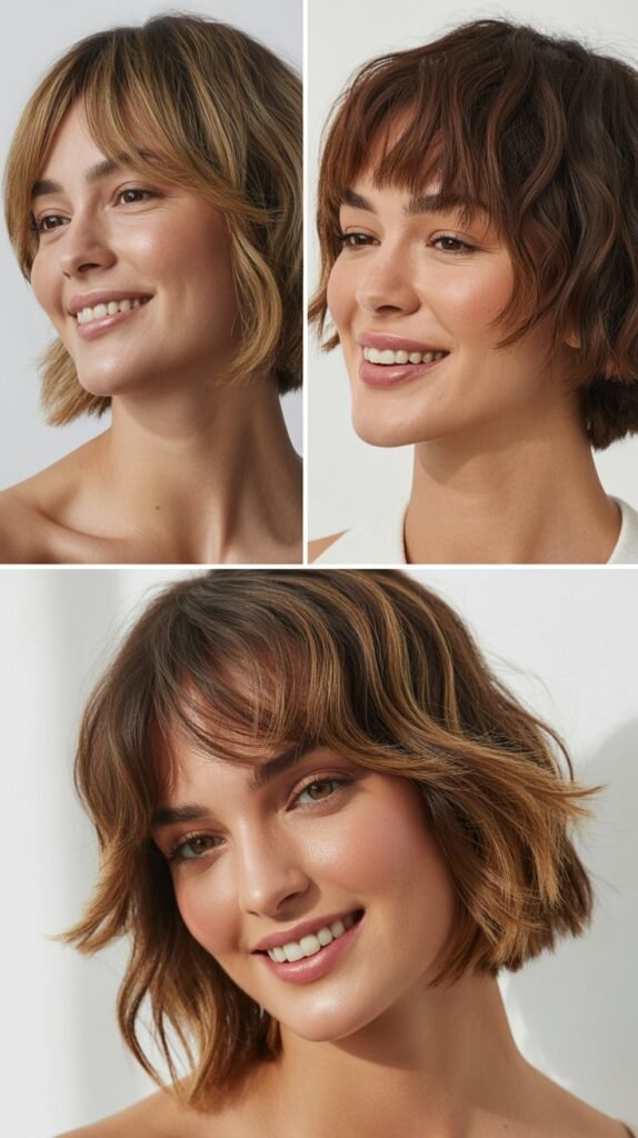  Asymmetrical Wispy Bangs