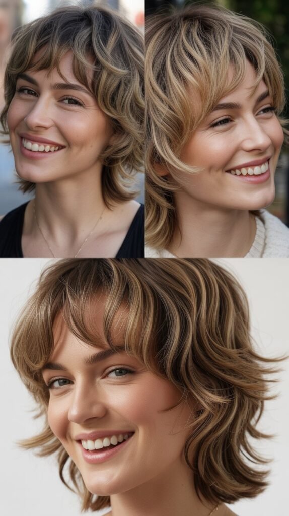 Choppy Wispy Bangs: Textured Dimension