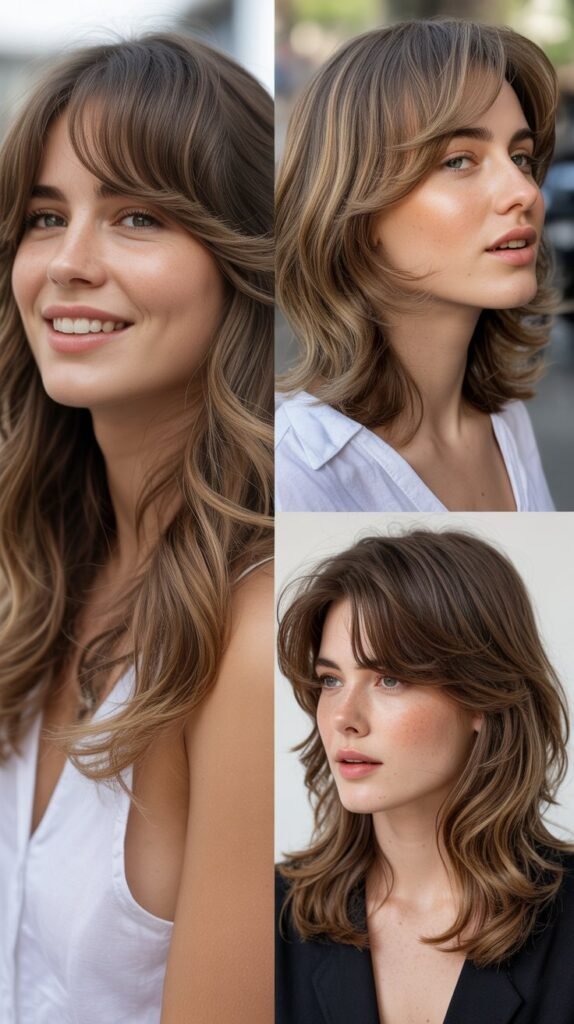 Celebrity Inspiration: Iconic Wispy Bangs and Layer Combinations