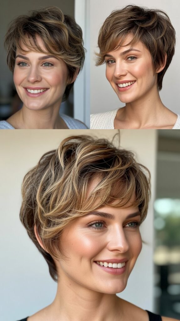 Choppy Layered Pixie Shag