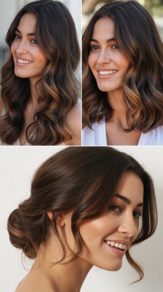 Dark Chocolate Brown with Toffee Pieces