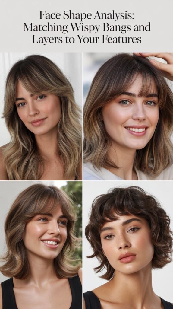 Face Shape Analysis: Matching Wispy Bangs and Layers to Your Features