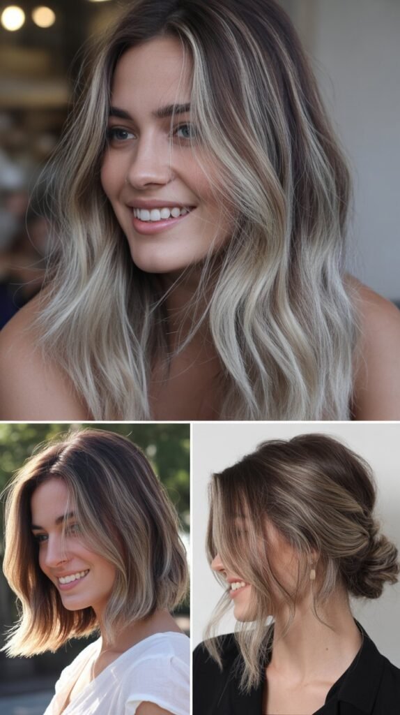 Icy Platinum Peekaboo Highlights