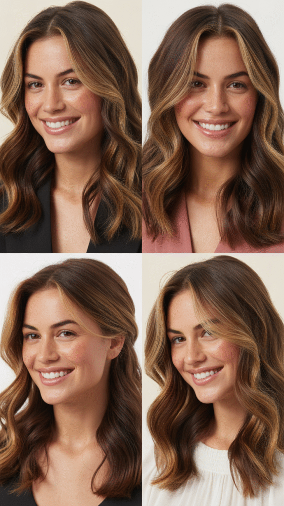 Styling Products That Enhance Caramel Balayage