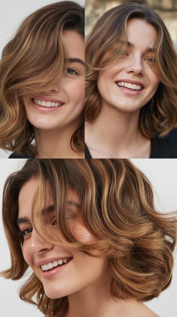 Sienna Ribbons with Face-Framing Layers