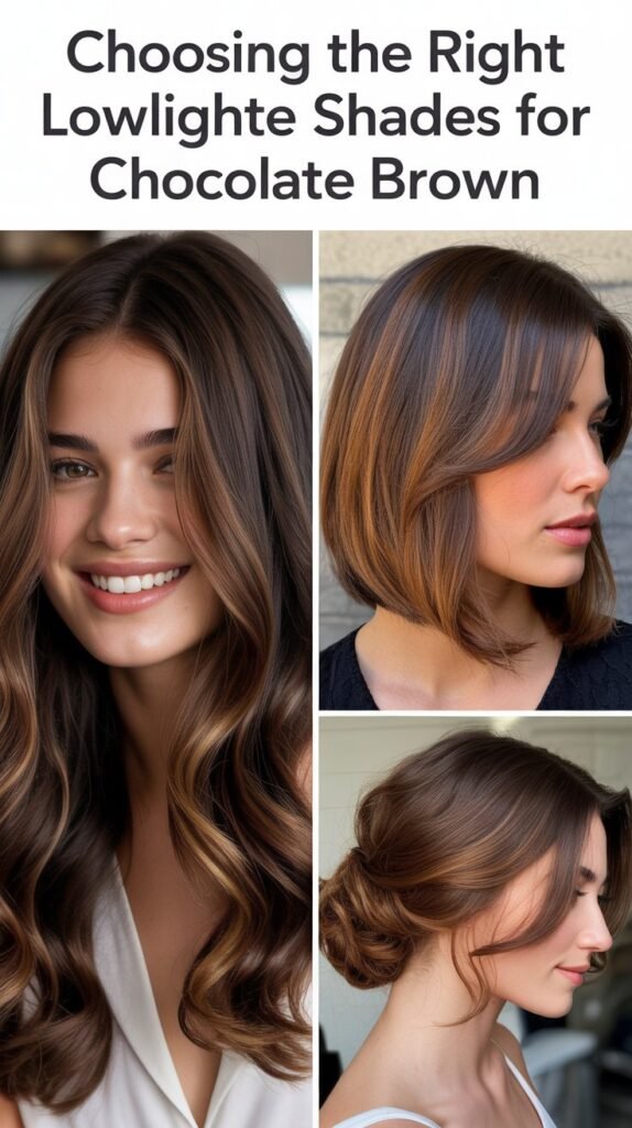 Choosing the Right Lowlight Shades for Chocolate Brown