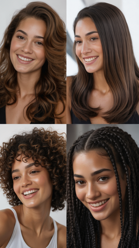 . Dark Chocolate Brown Low-Maintenance Variations