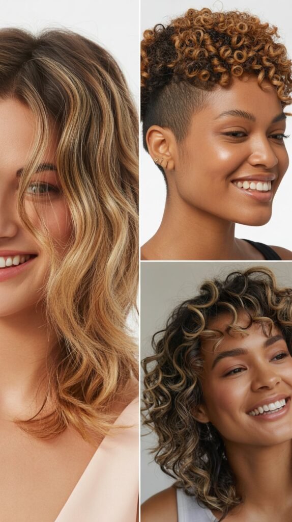 Honey Blonde Balayage with Shaggy Layers