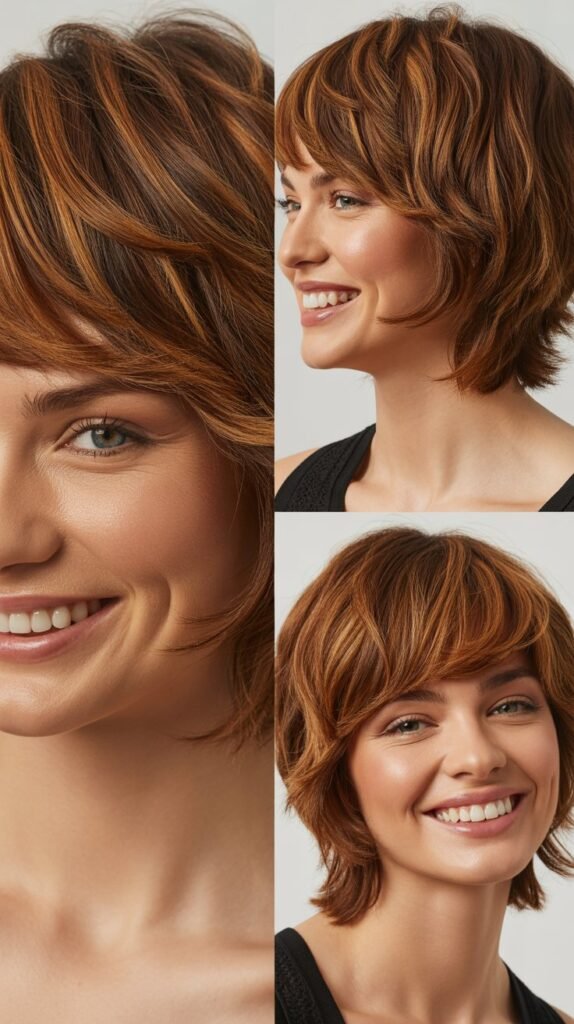 Cinnamon Streaks with Choppy Layers