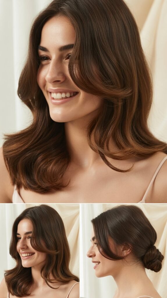 Dark Chocolate Extensions with Root Shadow