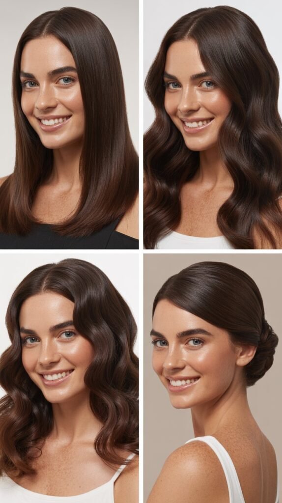  Dark Chocolate Brown Balayage Aftercare