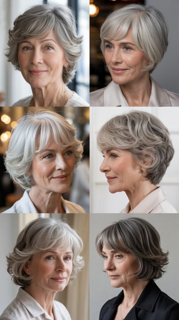 Side-Swept Bangs Styles