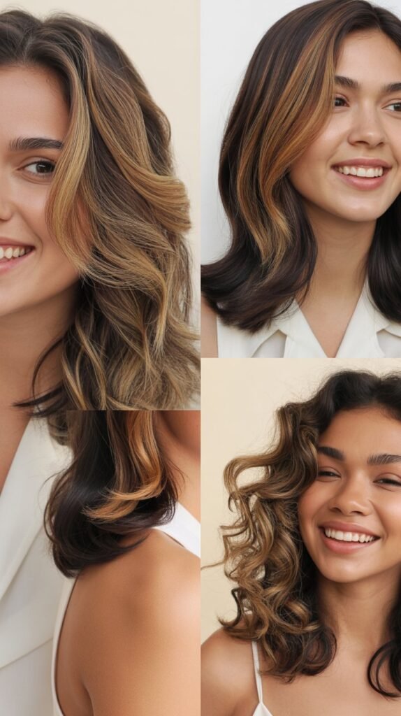 Balayage with Dark Ends