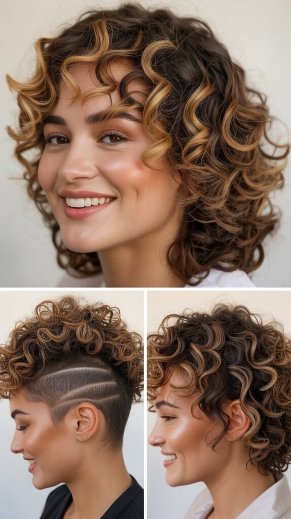 Soft Curls With Caramel Babylights
