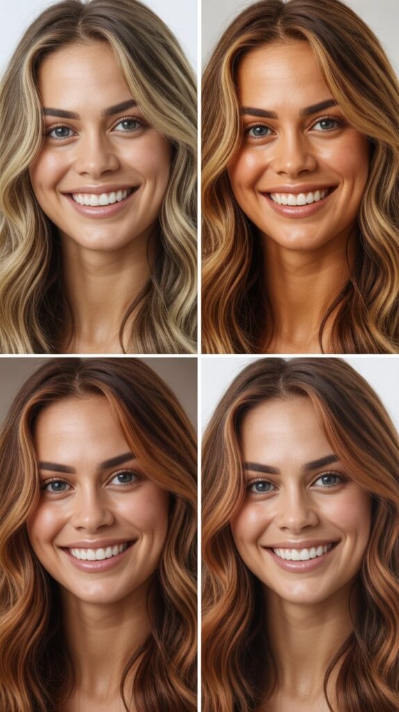 Adding Dimension With Multiple Caramel Shades