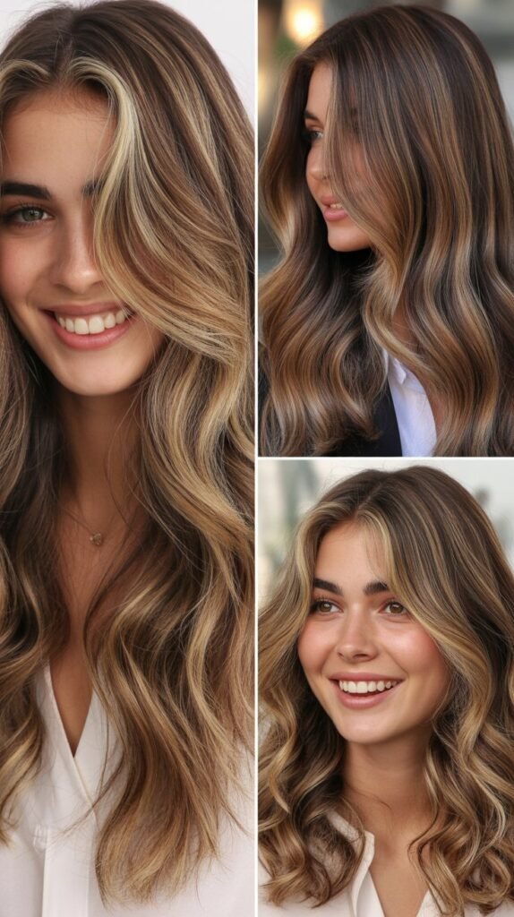 Balayage with Lowlights
